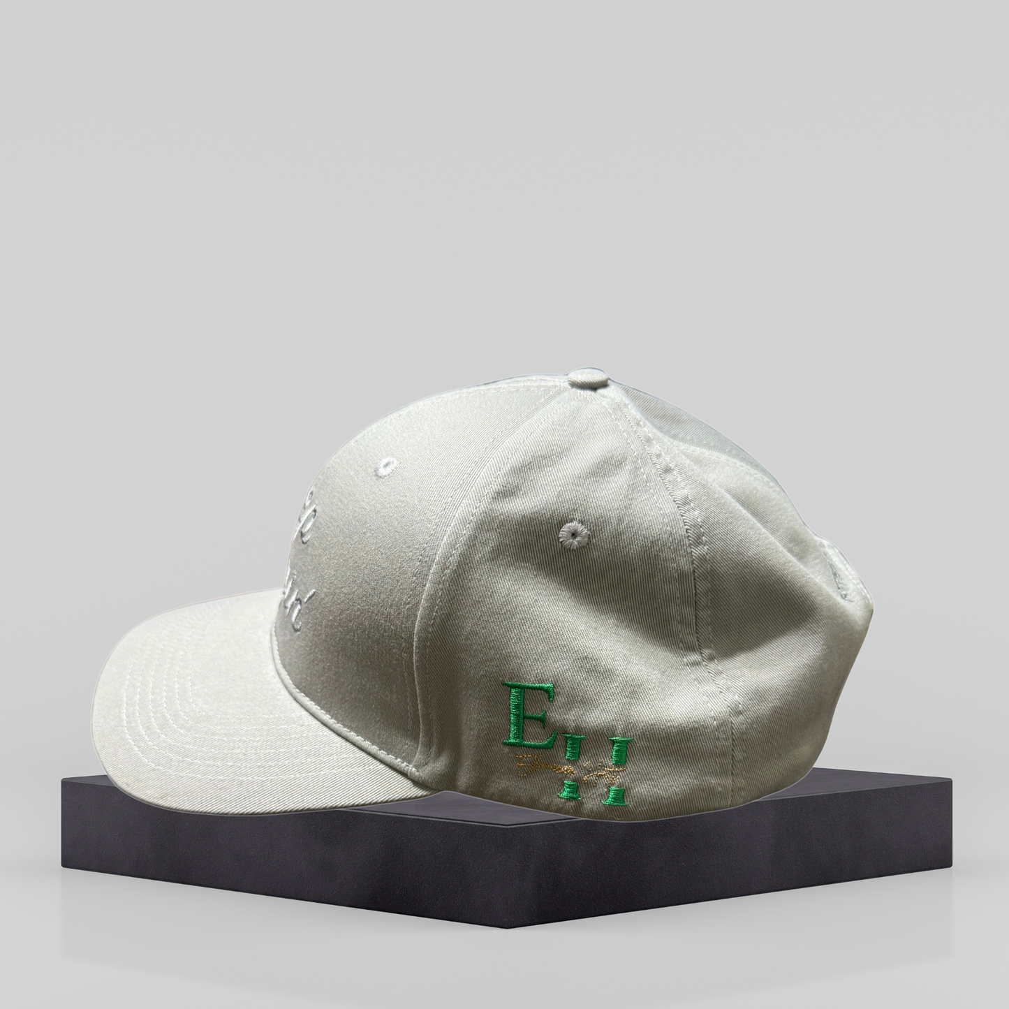 Silk-Lined Baseball Hat – Keep Prayin’ (Heather Grey)