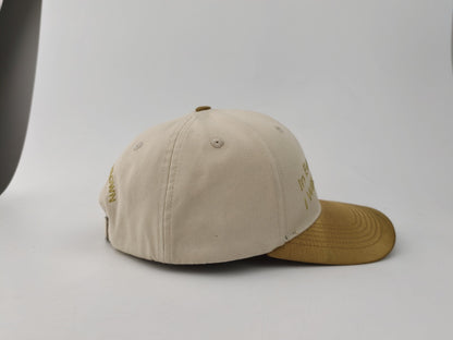 Silk-Lined Baseball Hat – In Every Season I Will Praise Him (Cream/Gold) | 57 cm & 66 cm